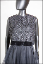 Vintage 1960s Black Cropped Shell Top