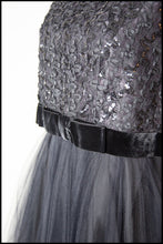 Vintage 1960s Black Cropped Shell Top