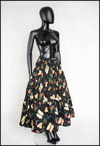 Vintage 1980s Rodeo Cotton Skirt