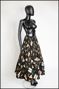 Vintage 1980s Rodeo Cotton Skirt
