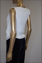 Vintage 1960s Black and Ivory Velvet Jumpsuit