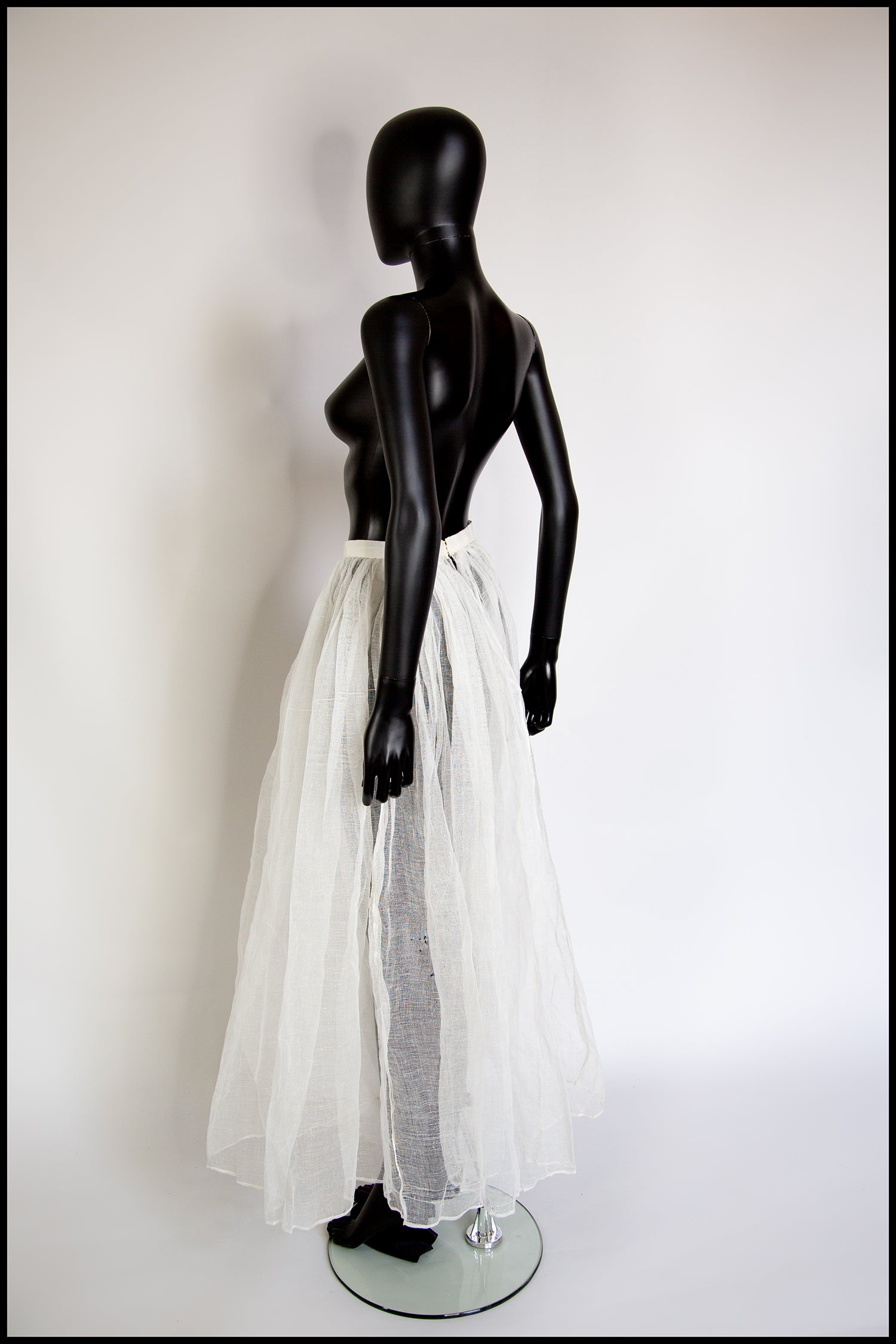Vintage 1900s Ivory Muslin Skirt