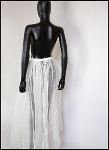 Vintage 1900s Ivory Muslin Skirt
