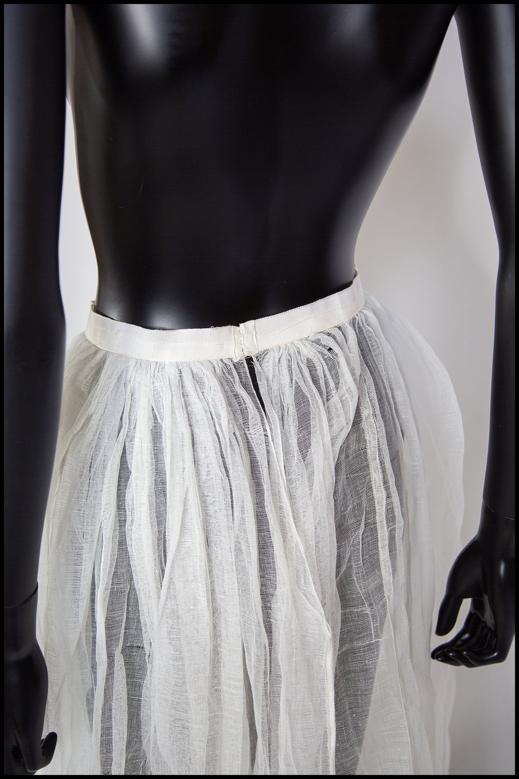 Vintage 1900s Ivory Muslin Skirt