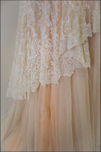 Vintage 1940s Fine Lace Wedding Dress