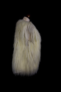 Vintage 1970s Shaggy Faux Fur Waistcoat