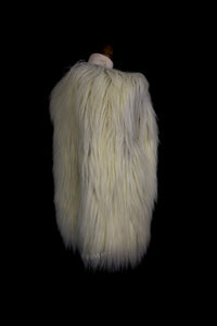 Vintage 1970s Shaggy Faux Fur Waistcoat