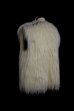 Vintage 1970s Shaggy Faux Fur Waistcoat