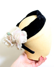Vintage 1950s Velvet Fascinator Hat