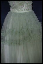 Vintage 1950s Green Tulle Dress