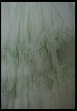 Vintage 1950s Green Tulle Dress