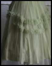 Vintage 1950s Green Tulle Dress