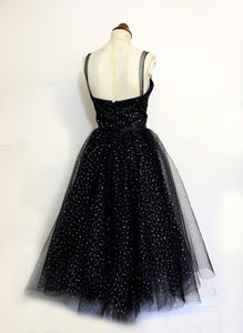 Cha Cha Black Disco Tulle Dress