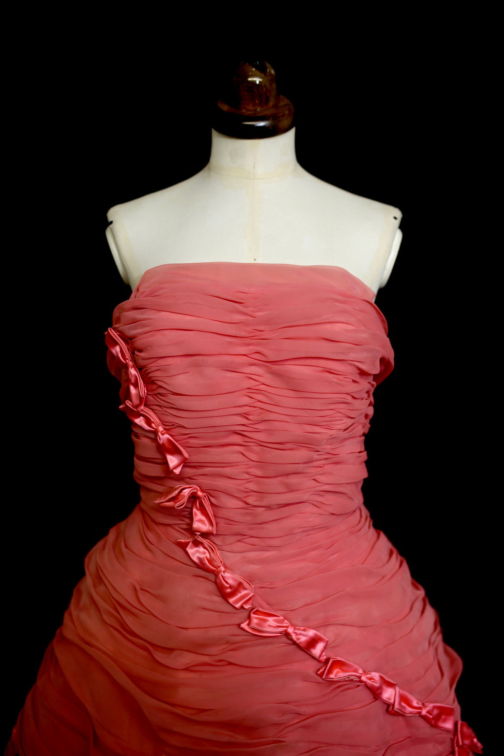 RESERVED Vintage 1950s Pink Candyfloss Cocktail Dress