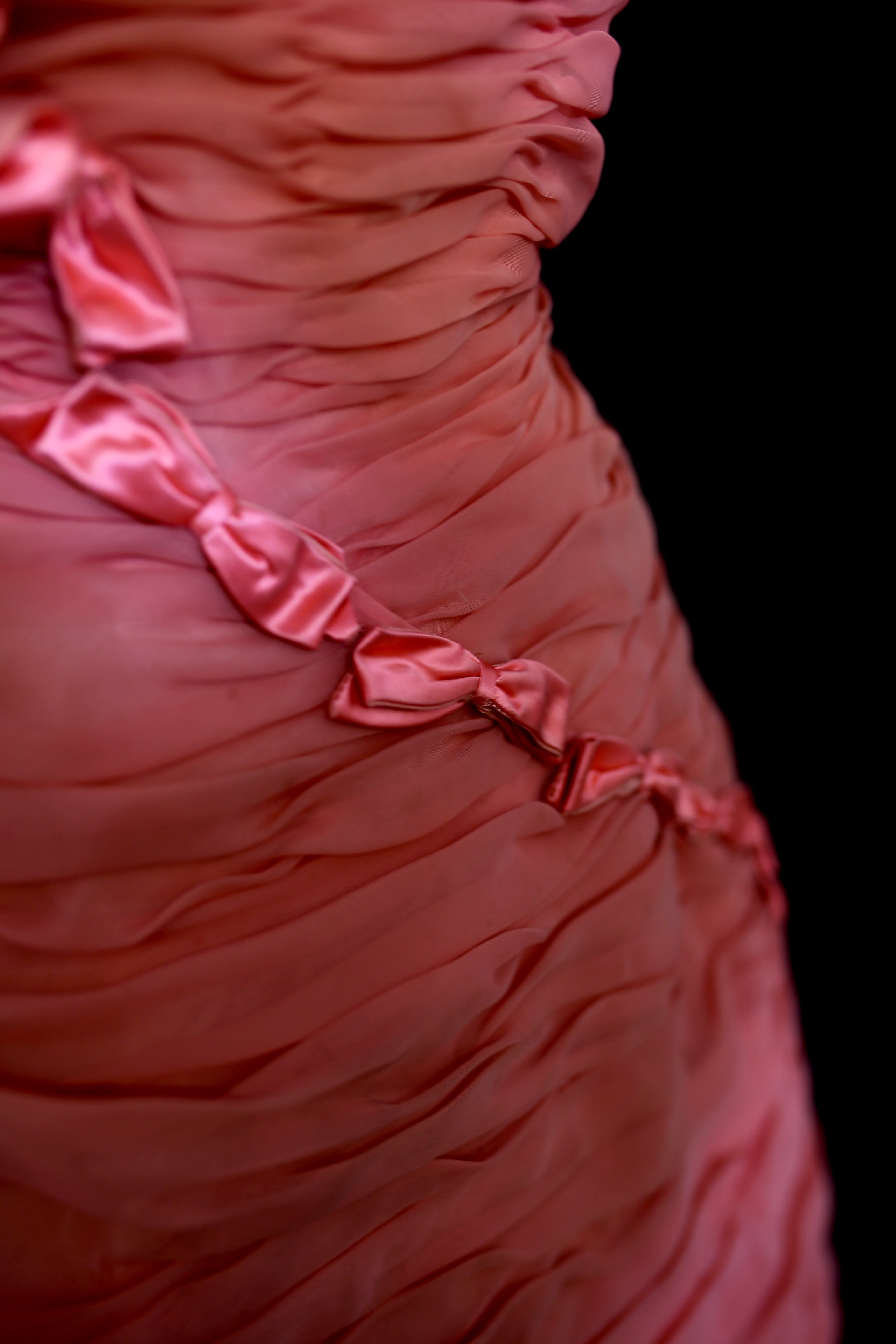 RESERVED Vintage 1950s Pink Candyfloss Cocktail Dress