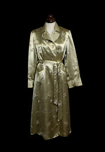 Vintage 1950s Silk Robe