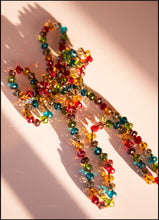 Vintage Rainbow Crystal Necklace