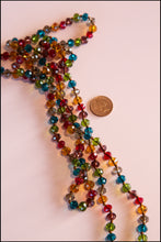 Vintage Rainbow Crystal Necklace