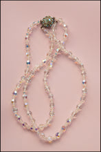 Vintage 1960s Crystal Double Strand Necklace
