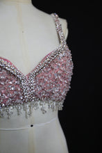 Vintage 1950s Crystal Burlesque Bra