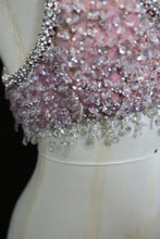Vintage 1950s Crystal Burlesque Bra