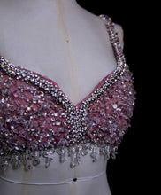 Vintage 1950s Crystal Burlesque Bra