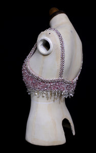 Vintage 1950s Crystal Burlesque Bra