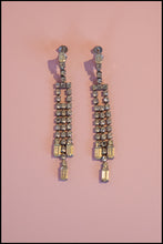 Vintage 1930s Rhinestone Chandelier Earrings