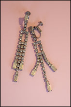 Vintage 1930s Rhinestone Chandelier Earrings