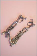 Vintage 1930s Rhinestone Chandelier Earrings