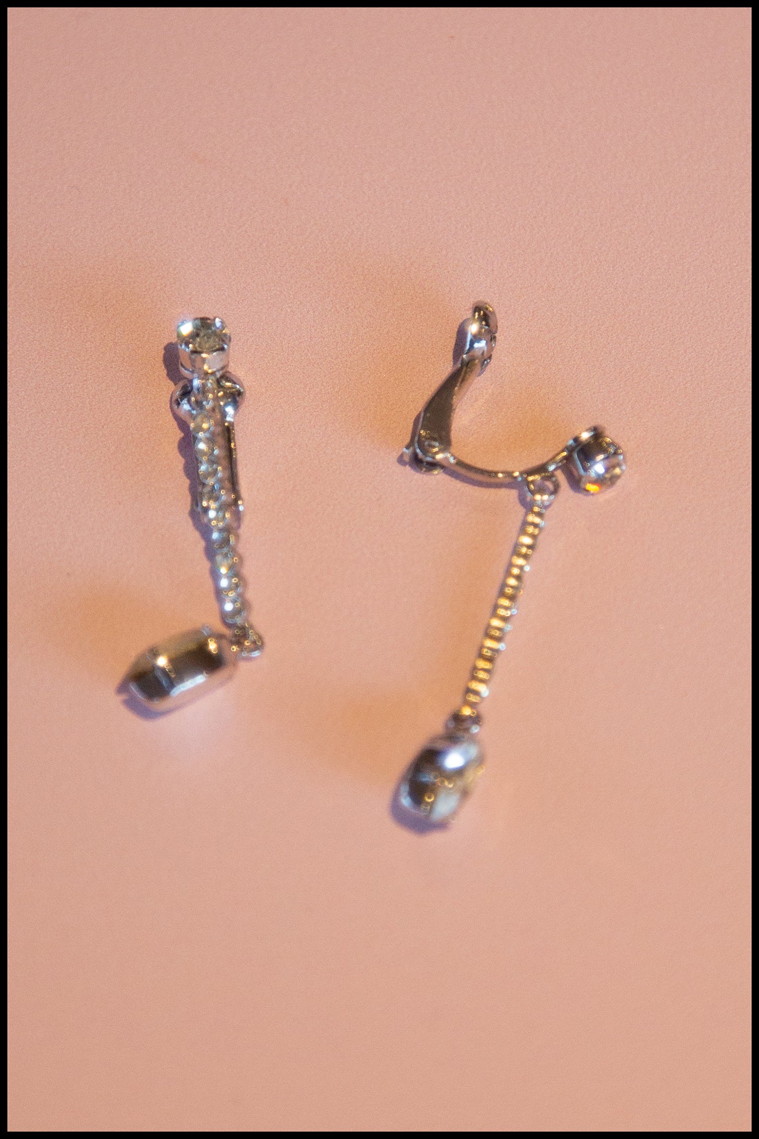 Vintage Crystal Drop Earrings