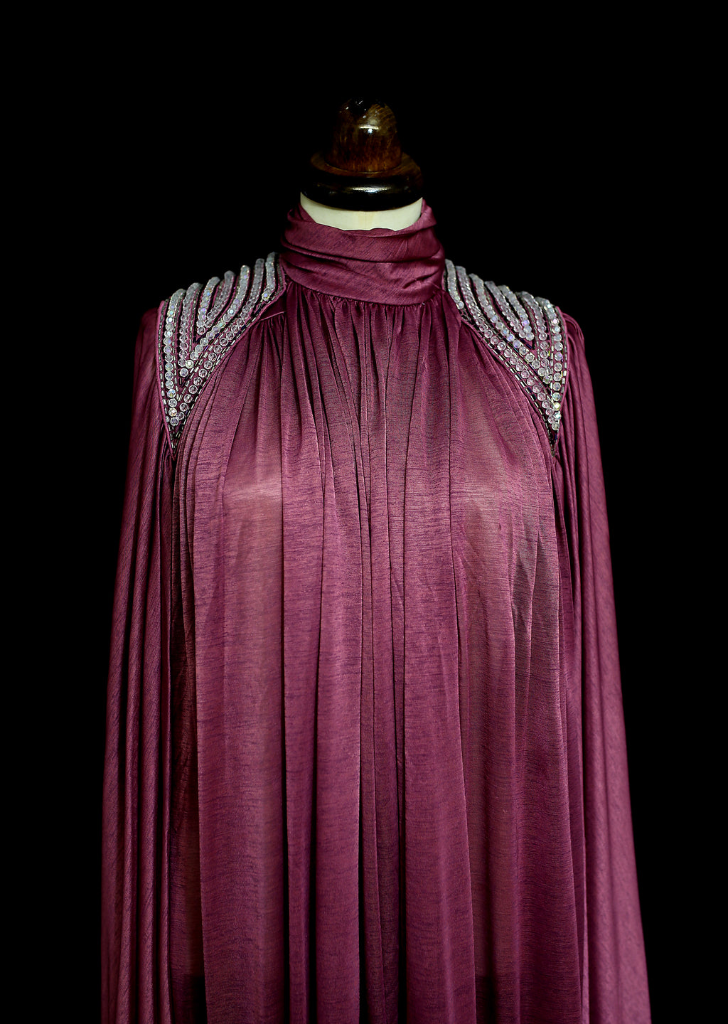 Vintage 1970s Disco Kaftan Dress