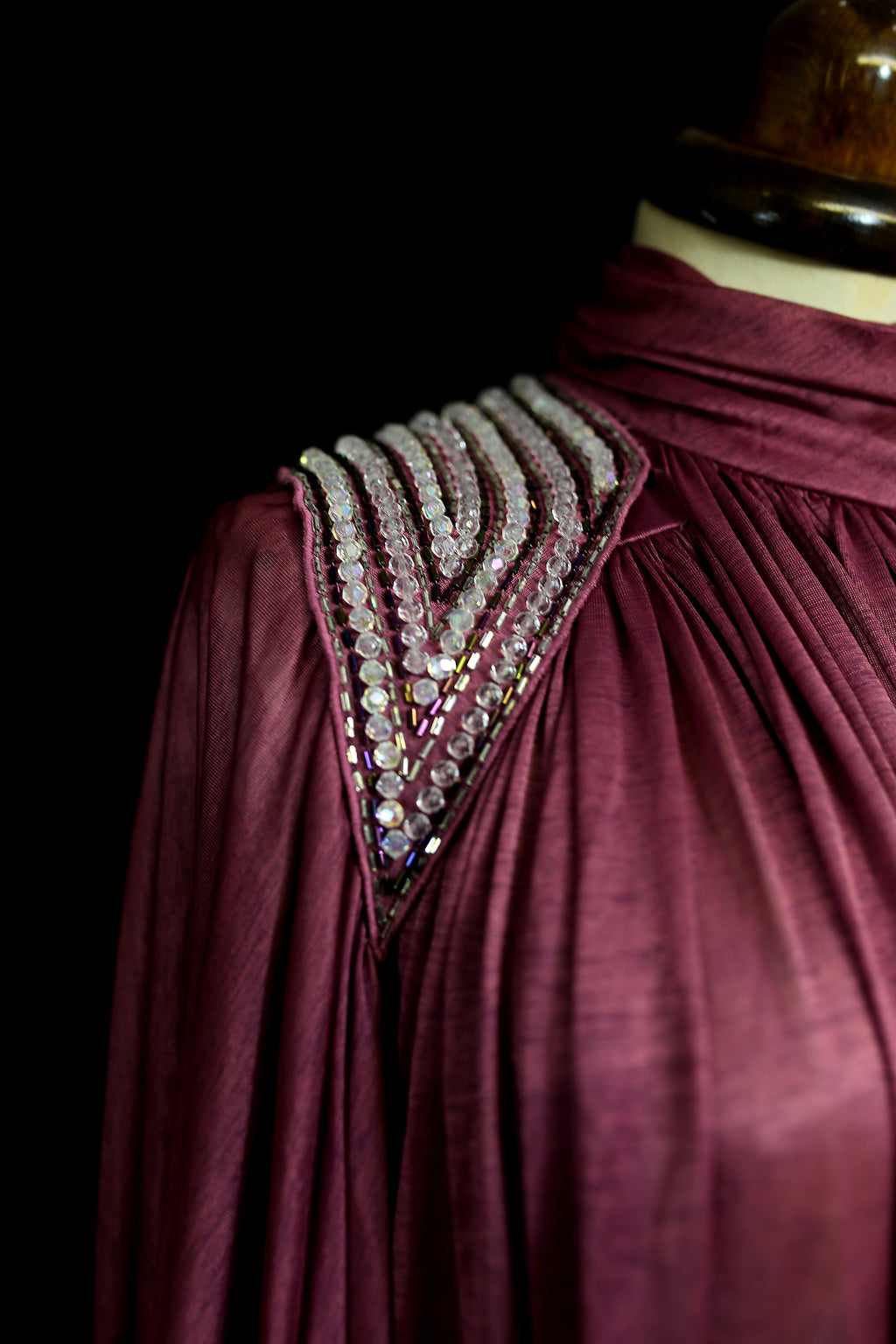 Vintage 1970s Disco Kaftan Dress