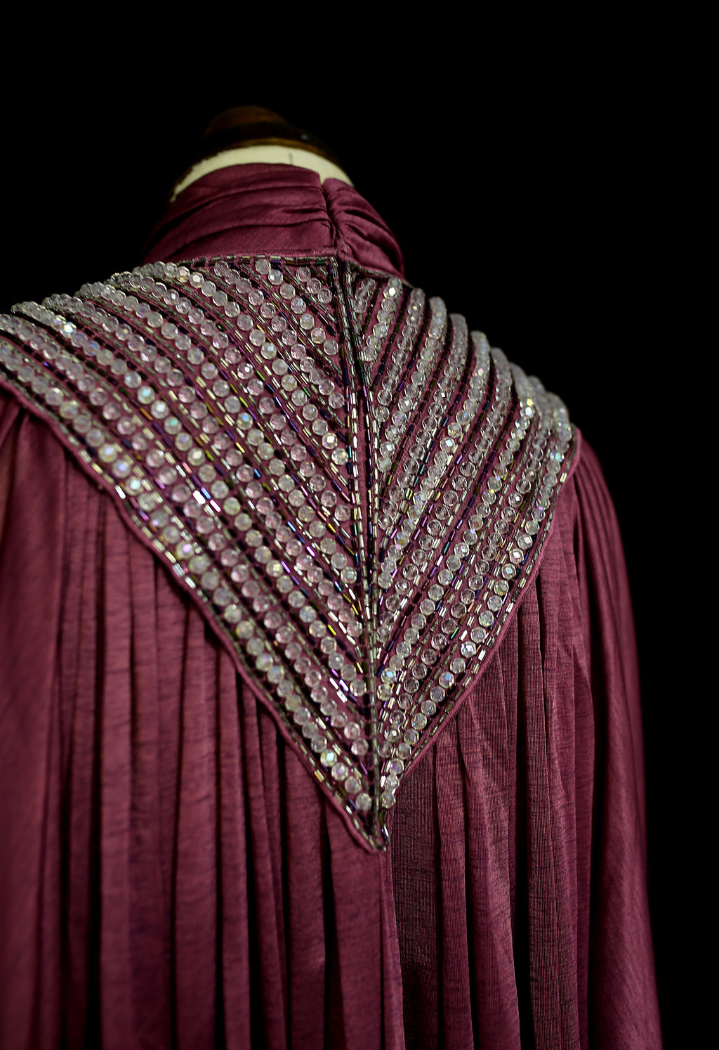 Vintage 1970s Disco Kaftan Dress
