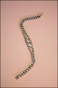 Vintage 1950s Crystal Rhinestone Bracelet