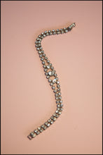 Vintage 1950s Clear Crystal Bracelet