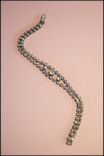 Vintage 1950s Clear Crystal Bracelet