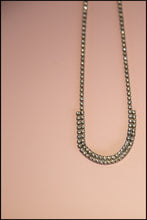 Vintage 1950s Crystal Curve Necklace