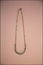 Vintage 1950s Crystal Curve Necklace