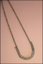 Vintage 1950s Crystal Curve Necklace