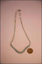 Vintage 1950s Crystal Curve Necklace