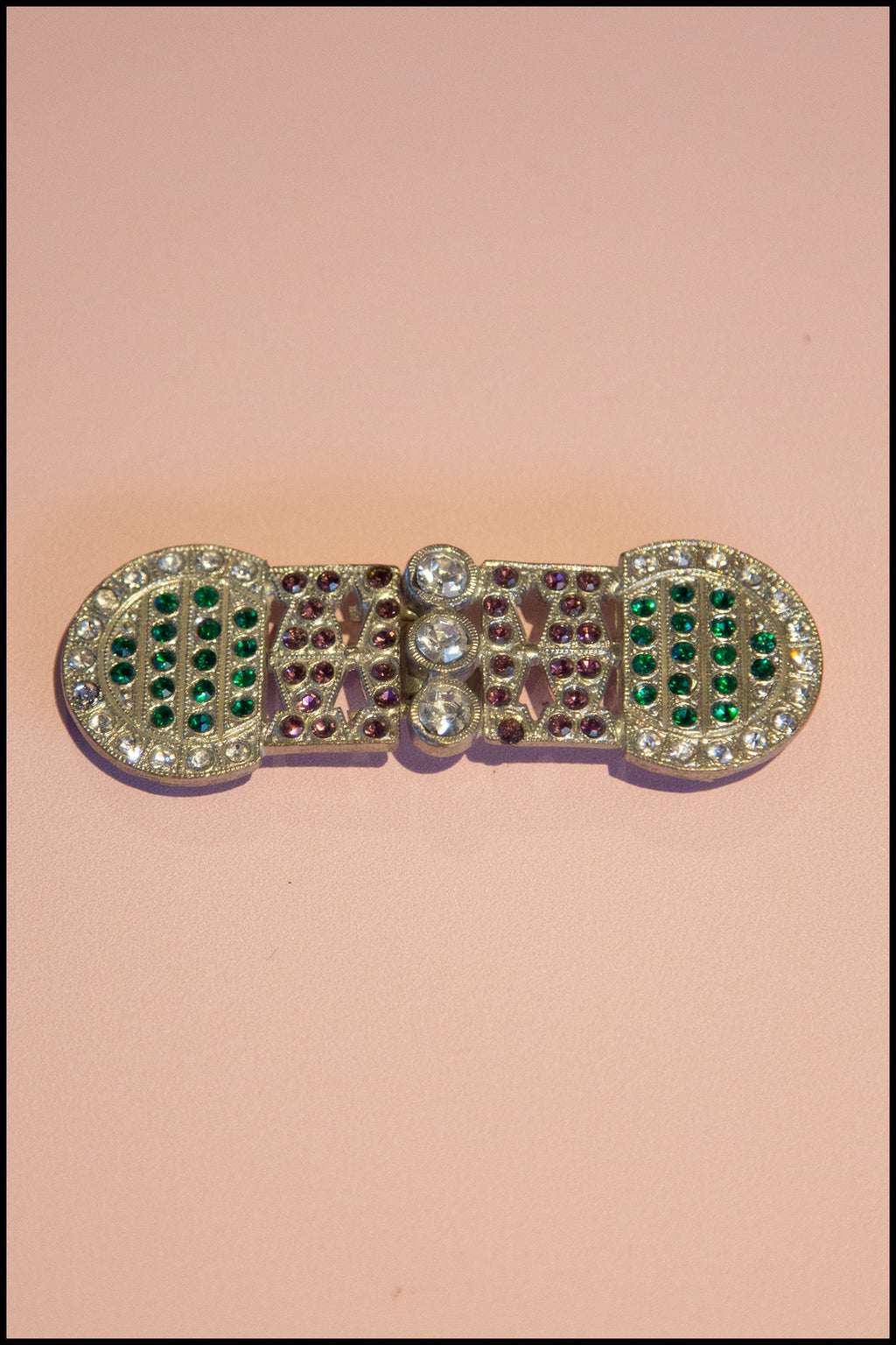 Vintage 1920s Art Deco Buckle (made to order)