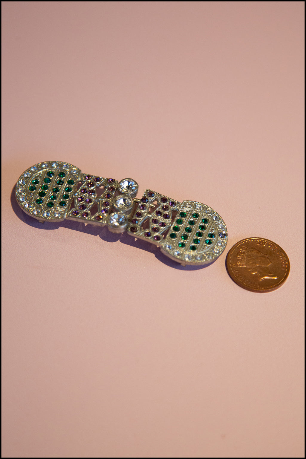 Vintage 1920s Art Deco Buckle (made to order)