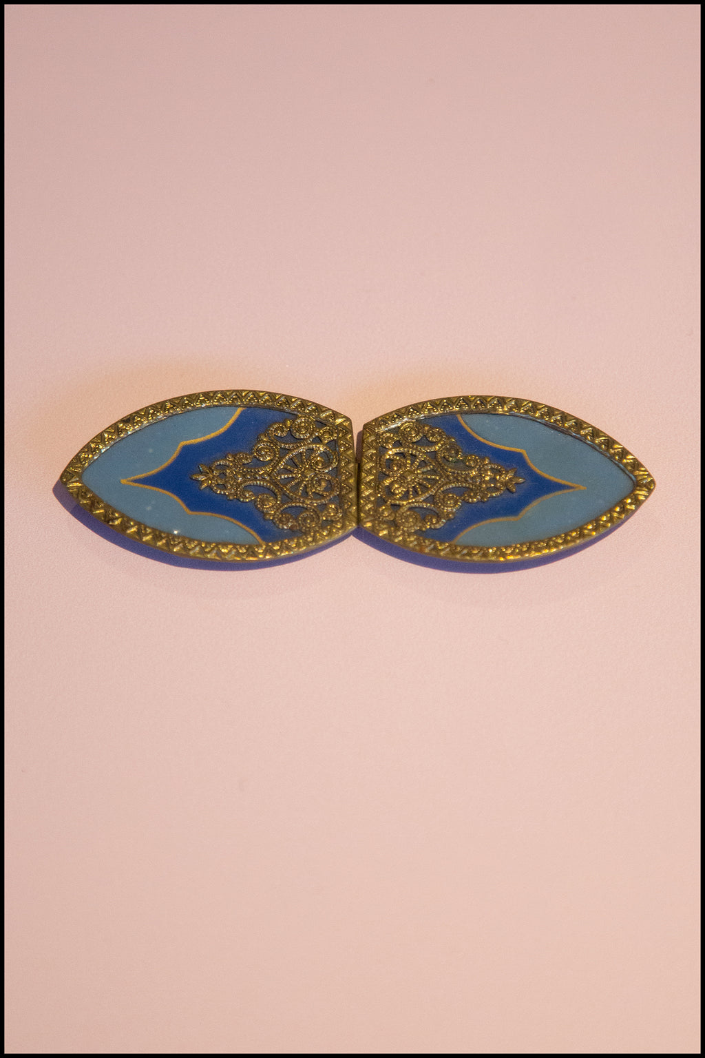 Vintage 1920s Enamelled Belt Buckle (made to order)