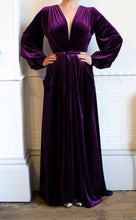 Vamp - Deep Purple Velvet Gown