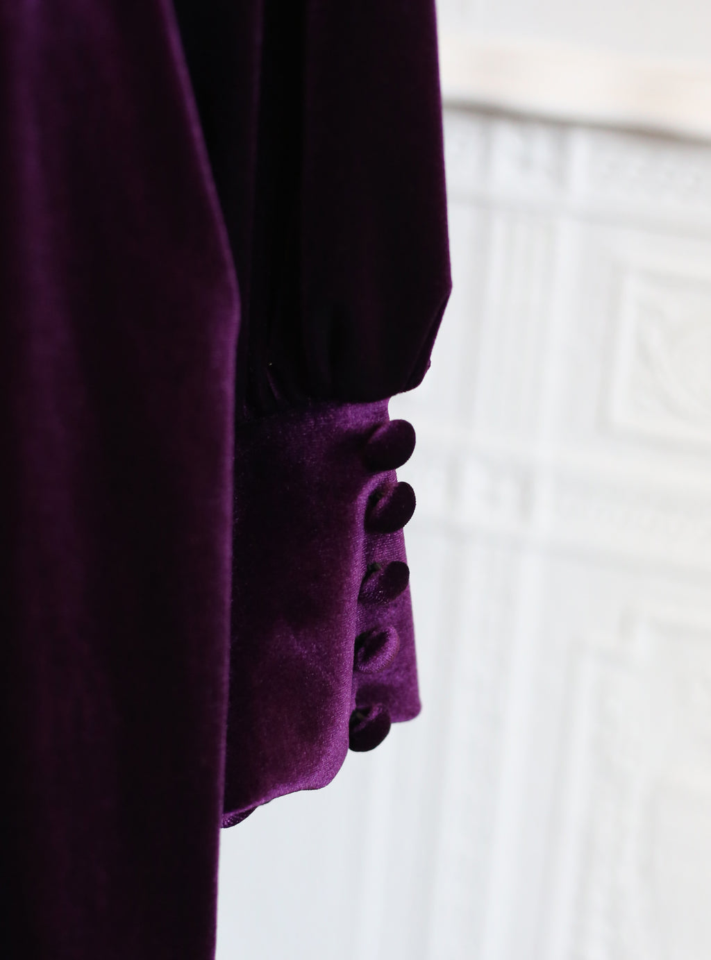 Vamp - Deep Purple Velvet Gown