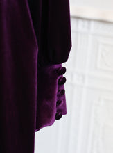 Vamp - Deep Purple Velvet Gown