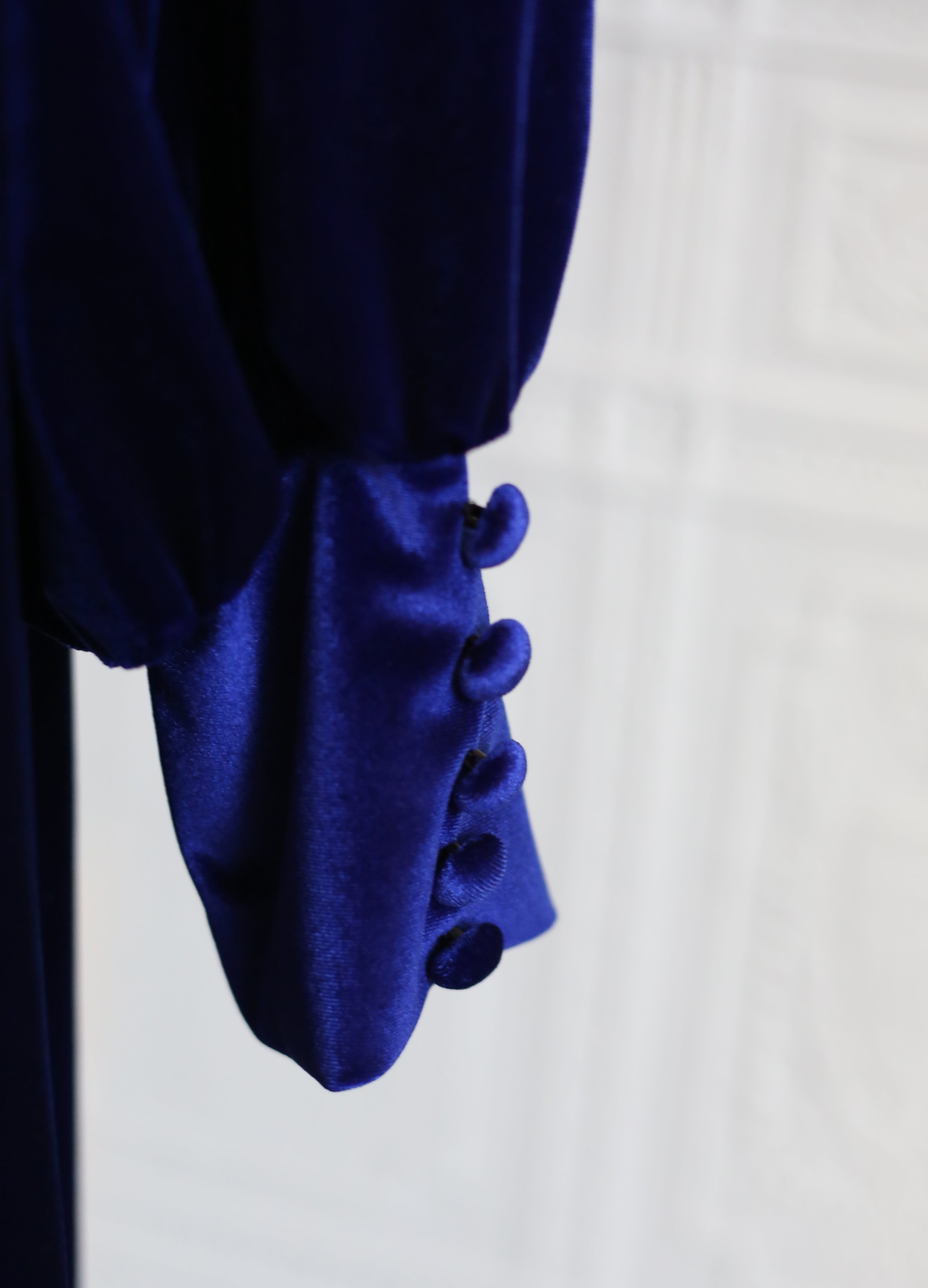 Vamp - Royal Blue Velvet Gown