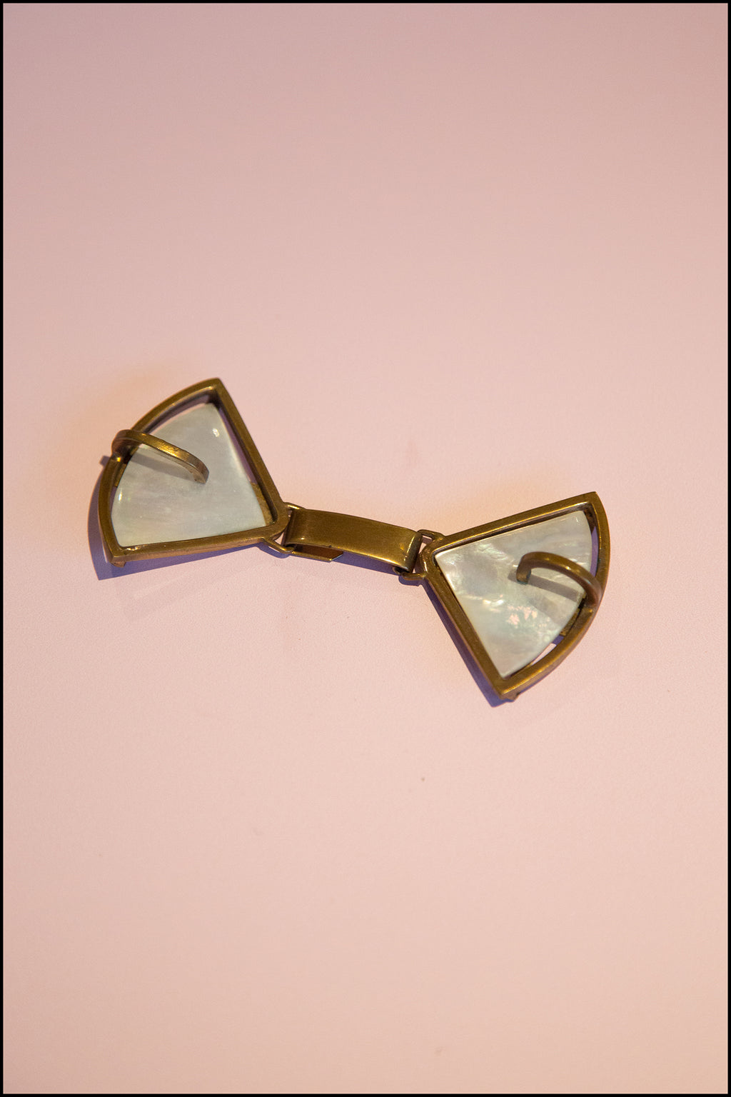 Vintage 1920s Deco Pearl Buckle Belt (made to order)