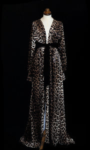 Vamp - Leopard Velvet Gown